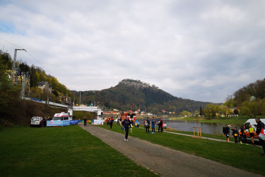 Startbereich des Ober-Elbe-Marathon 2022 in Königstein